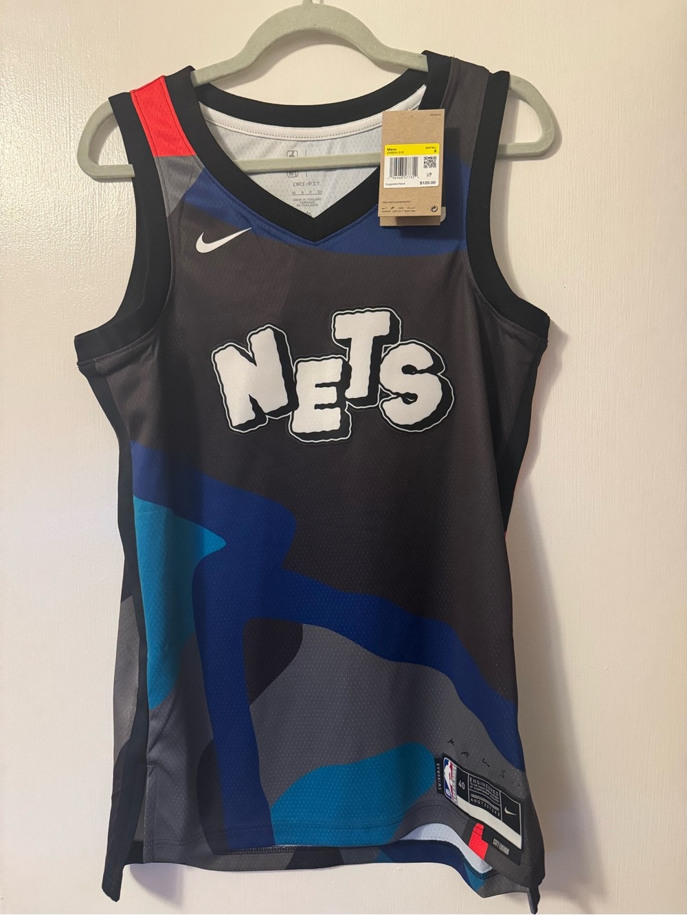 Nike KAWS Nike Jersey Size small blank Brooklyn nets